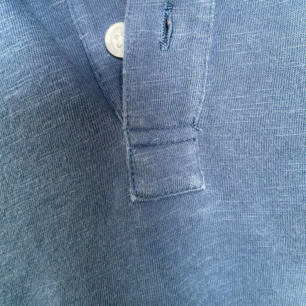 Original Penguin XL Navy Striped Sleeves Polo preppy new money country club - Picture 5 of 8